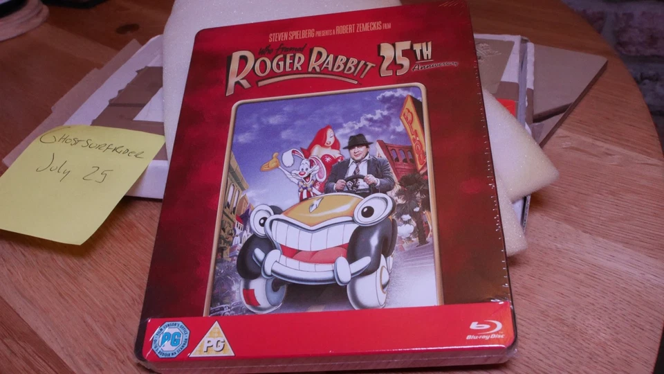 Who Framed Roger Rabbit Zavvi Exclusive UK Blu-ray Steelbook -New sealed - Image 4 of 4