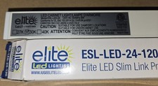Elite LED Slim Link 24" debajo del gabinete iluminación 3000K ESL-LED-24-120v cable duro