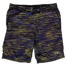 Eddie Bauer Blue Hybrid Mesh Lined Short Boys Medium 10-12 Sports Swim Trunk