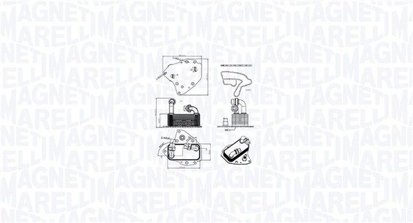 ÖLkÜHler MotorÖL Magneti Marelli 350300000600 FÜR Alfa Romeo Cadillac Opel-image