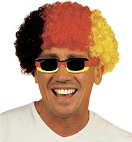 PerüCke Deutschland Schwarz-Rot-Gold, Halloween, Fasching WM EM Fussball - ...