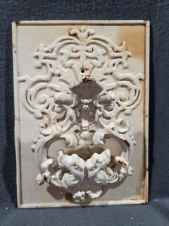 Antique Cast Iron Door Knocker. See Pics For Size.