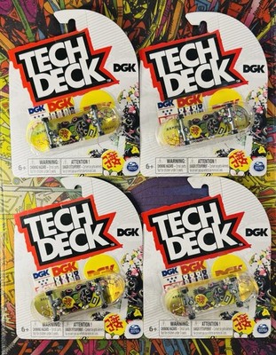 Spin Master Tech Deck DGK Gold Lucky Black Cat Set/Lot Of 4 NIB