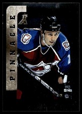 1996-97 Pinnacle Be a Player Silver Autographs Sylvain Lefebvre Auto Colorado