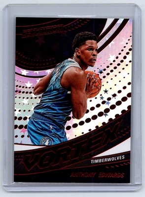 Anthony Edwards 2024-25 Panini Revolution  #6 Vortex Red Astro #/299
