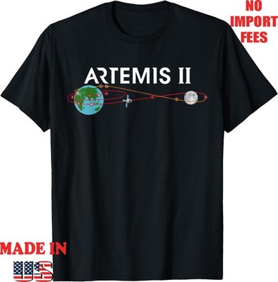 Artemis 2 Route Map SLS Rocket Launch Mission To The Moon T-Shirt,Adult Kid Tees