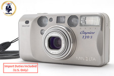  MINT w/Case  Minolta Capios 130S Point  Shoot Zoom Lens Film Camera JAPAN