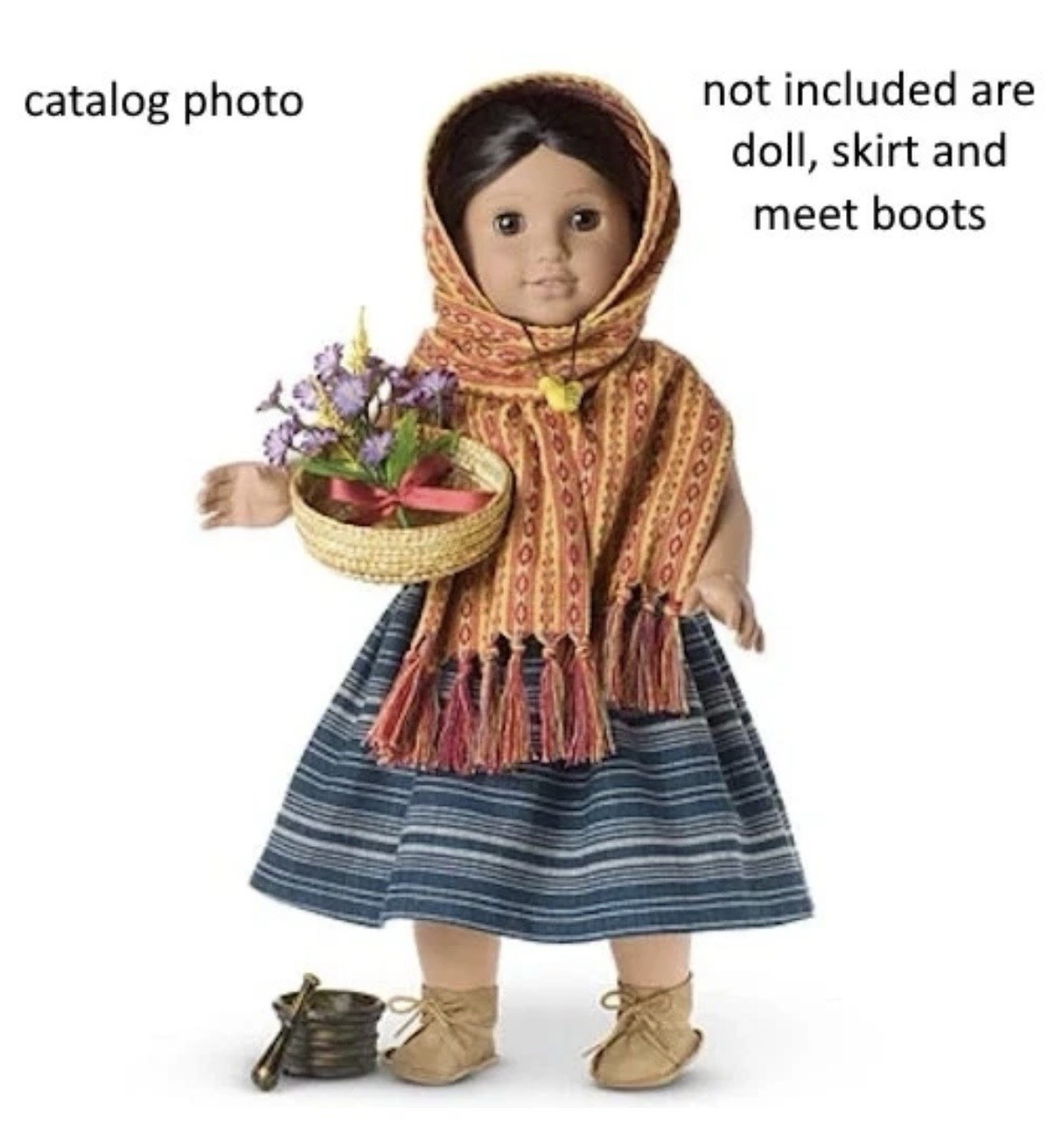 American Girl Josephina&rsquo;s Herb Gathering Outfit/Accessorie