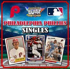 PHILADELPHIA PHILLIES SINGLES ~ Multiple Players & Years ~ Volume Discounts!