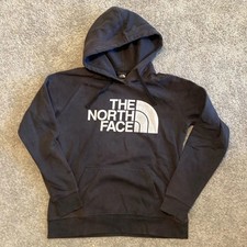 The North Face Womens Half Dome Logo Pullover Hoodie Black Medium M