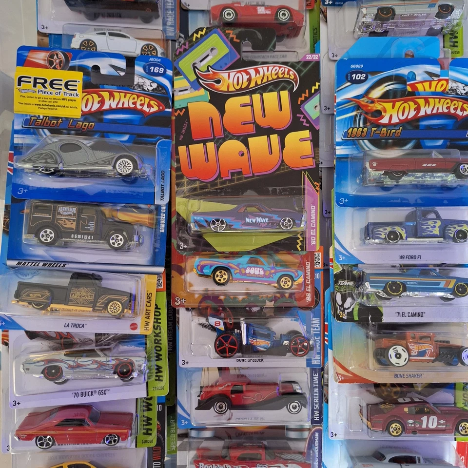 HOT WHEELS CARS #9 - ONLY PAY ONE POSTAGE CHARGE - SOME OLDER AND RARER MODELS