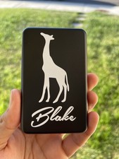 Magsafe Wireless Power Bank Laser Engraved Personalized 10,000 mah Bigger Size