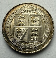 GEM UNC 1892 SHILLING