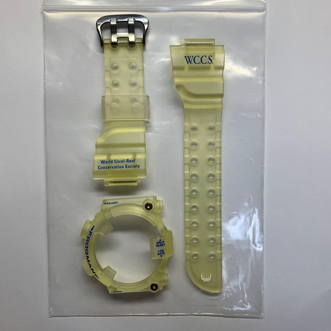 G-Shock Frogman DW-8200 WCCS Genuine Bezel & Band Set Analog Digital Watch