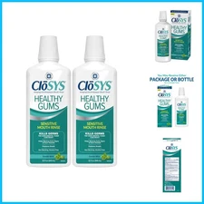 Healthy Gums Antibacterial Mouthwash 64 Oz – Non-Burning Satisfaction Guaranteed