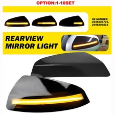 1Set L+R Side Mirror Turn Signal Light For Mercedes Benz C-Class W204 2002-2010