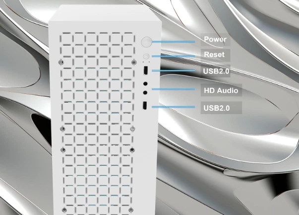 White Gaming PC RX 580, i7 eq, 1TB SSD, 16GB DDR4, RGB - Image 4 of 4