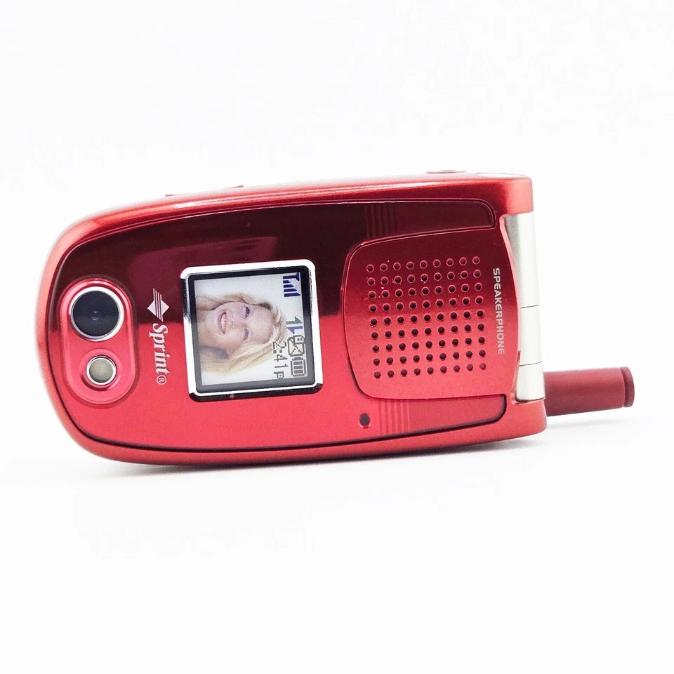 Редкий 2005 SANYO MM-8300 манекен поддельный дисплей модель сотового телефона Sprint логотип красный Flip - Изображение 3 из 4