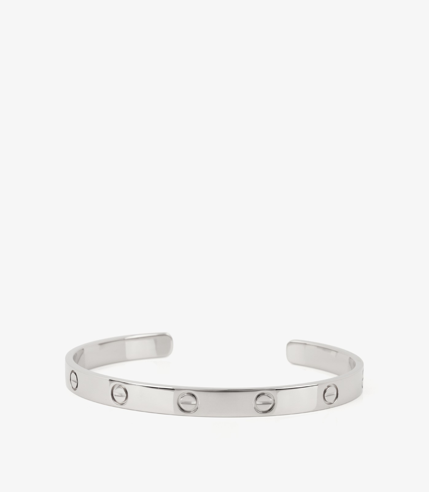 Cartier 18ct White Gold Love Cuff Bangle