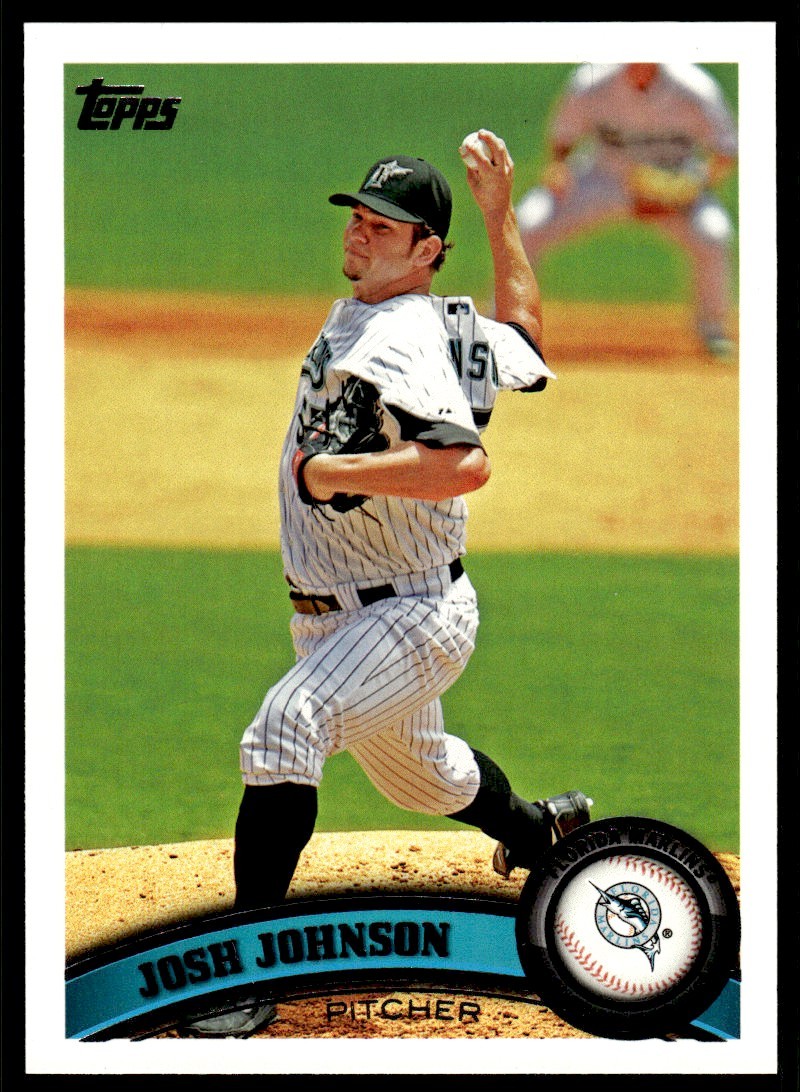 2011 Topps Josh Johnson Florida Marlins #166