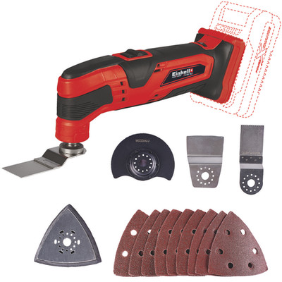 Einhell Akku-Multifunktionswerkzeug TC-MG 18 Li-Solo 4465170