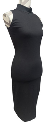 Zara Basic Black Sheath Dress Sleeveless Women's Size Medium