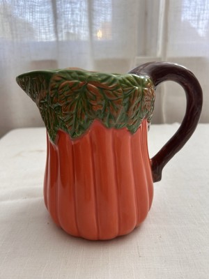 Wangs International VTG Ceremony Pumpkin Pitcher 1993
