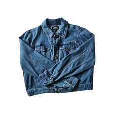 Abbott Elementary Volume 1 Denim Jacket Blue Collared Pockets Size S
