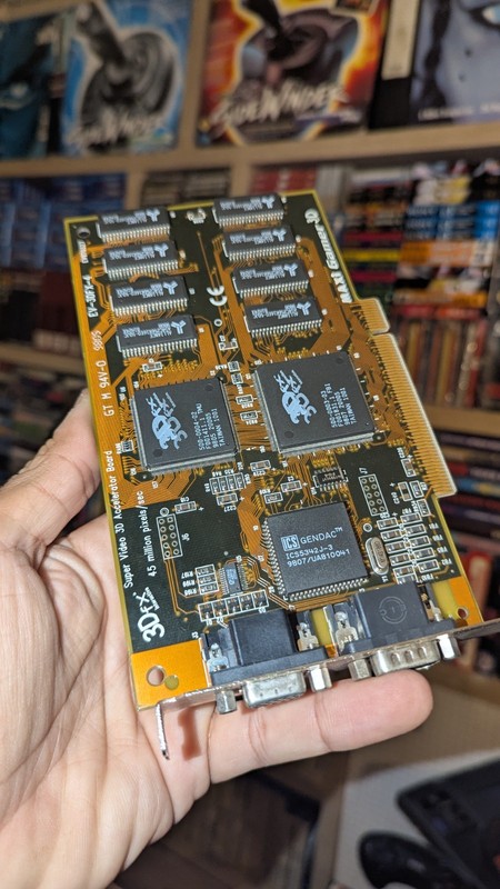 Guillemot Maxi Gamer 3D PCI 3DFX VOODOO 1 - 4MB  Tested + DIAMOND STEALTH 3D2000