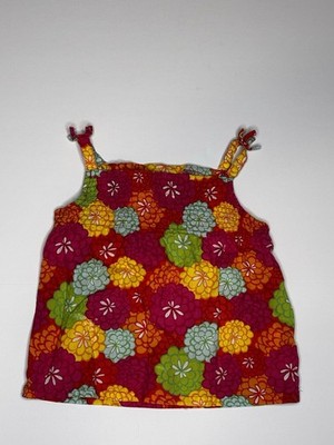 Kids H&M Girl s Flower Tank Dress Fashion Clothing Size 9-12 M