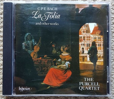 CD BACH; PURCELL QUARTE C P E Bach;La Folia  CDA66239 Hyperion UK