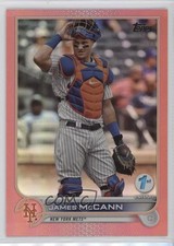 2022 Topps Series 1 1st Edition Hot Pink /10 James McCann #256 0m76