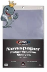 BCW 14x19 Newspaper Sleeves 50ct Pack Acid Free Archival Quality FREE SHIP