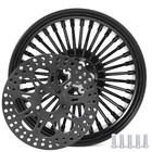 16x5.5 Fat Spoke Rear Wheel Cush w/ Rotor for Harley Touring Road King 2009-2023