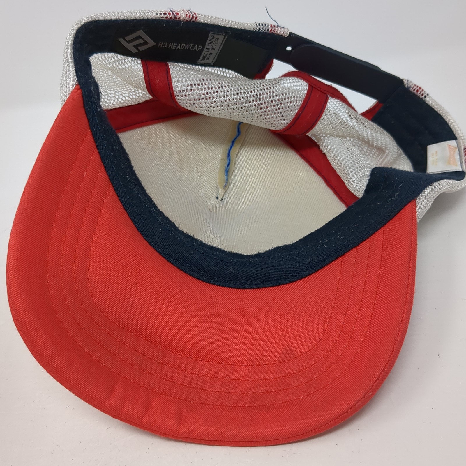 Budweiser Eagle Snapback Mesh Back Trucker Hat Mu… - image 7