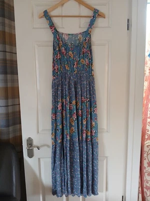 New Look Blue Women's Sleeveless Dress Size UK14 - Image 1 of 4