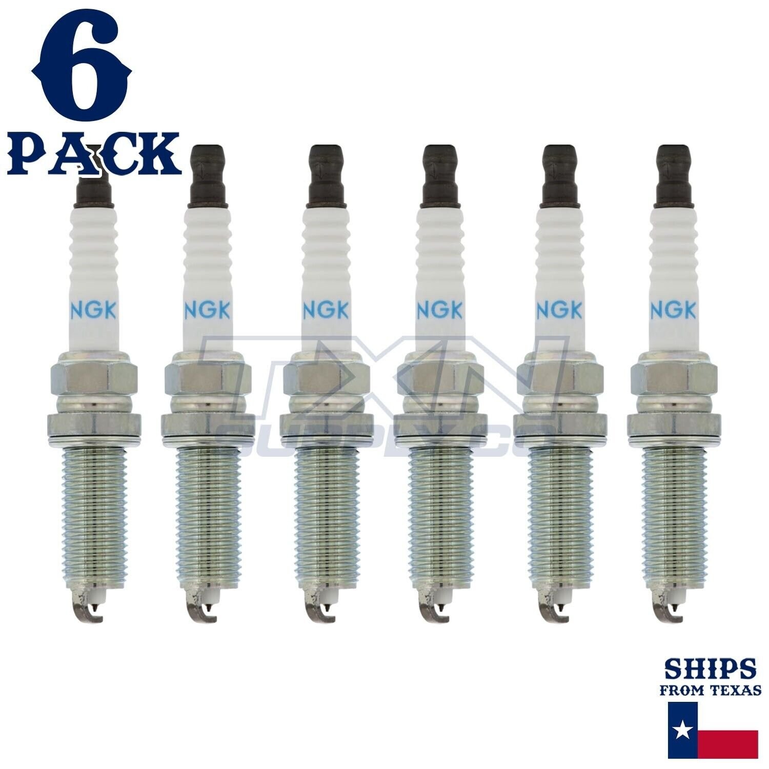 6 Pack NGK V-Power 4912 Spark Plugs ILKAR7B11