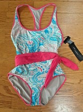 NWT MARC BY MARC JACOBS LADIES SIZE P 1 PIECE SWIMSUIT MSRP 151.00 MELLOW/S
