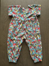 VTG 1992 Baby Looney Tunes Bugs Bunny One Piece Romper 4T WB Outfit Jungle Rags