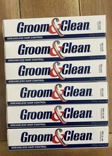 Groom and Clean Greaseless Hair Control Gel 4.5 oz each EXP 07/2028, 6-PACK