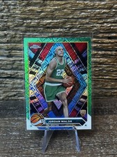 2023-24 Topps Chrome Basketball #189 Jordan Walsh Green Refractor RC