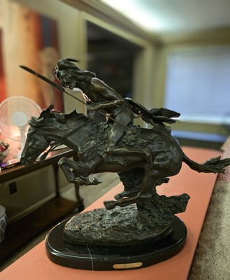 Large Frederic Remington Bronze 
