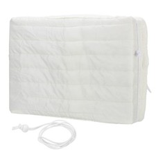 Indoor Air Conditioner Cover, 25x17x3.5" AC Unit Cover Double Insulation White