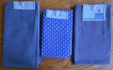 Three small bundles 100 Cotton Fabric Scrap, New pre-washed, actual item photos