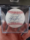 Signed Felix Hernandez baseball with '34'