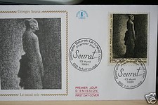 ENVELOPPE PREMIER JOUR FRANCE 1991 SEURAT