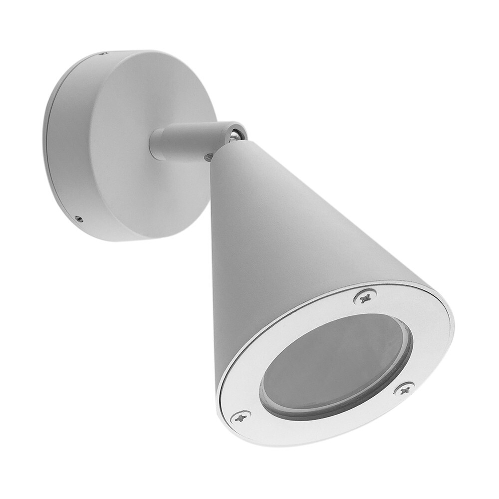 Applique Esterno Goya Novaline Bianco IP44 - Luce Atmosfera GU10