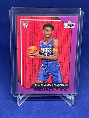 SHAI GILGEOUS ALEXANDER 2018-19 PANINI NBA HOOPS PURPLE
