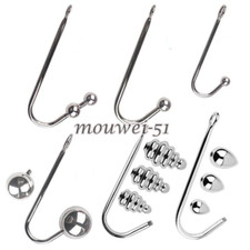 Metal Anal Hook BDSM Anal Ball Butt Plug Bondage Prostage Massager Anal Dildo
