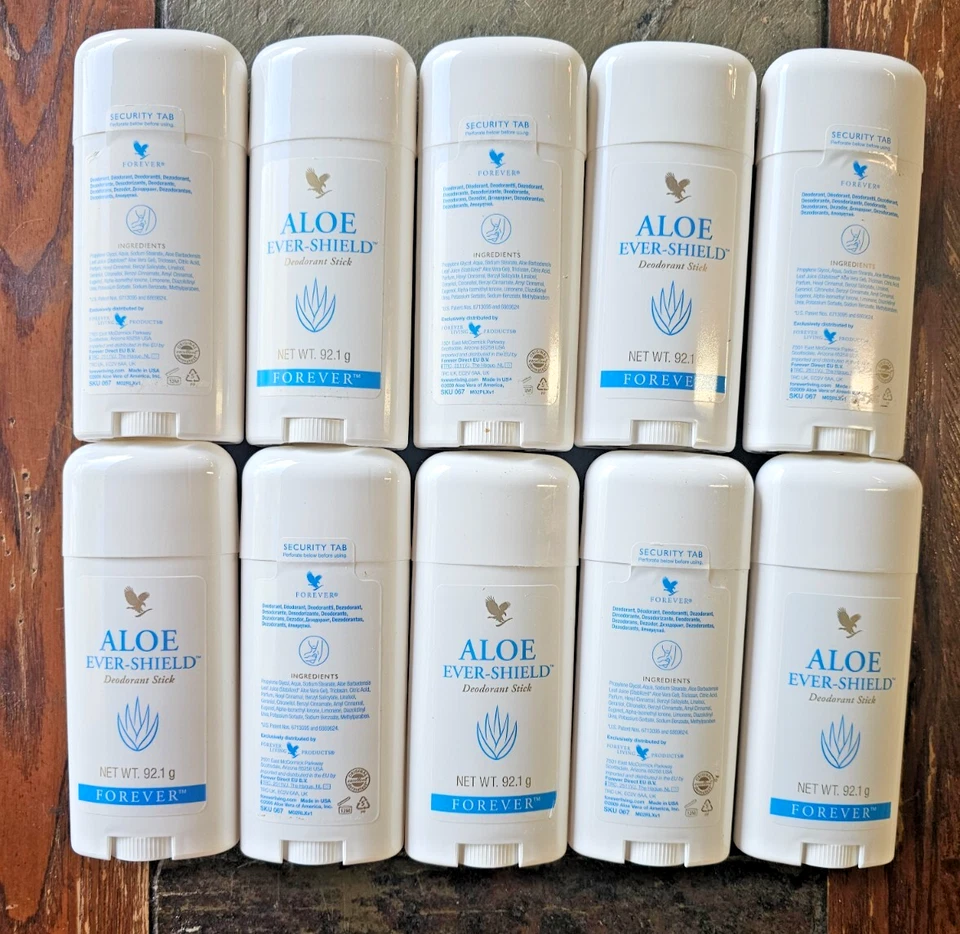 10 УПАКОВОК — Forever Living ALOE Ever-Shield ДЕЗОДОРАНТ-палочка — без алюминия - Изображение 3 из 4